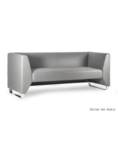 Sofa do biura ANGELES - nowoczesna i elegancka - wysokiej jakości ekoskóra