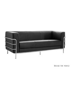 Sofa do biura ARMO - nowoczesna i elegancka - wysokiej jakości ekoskóra