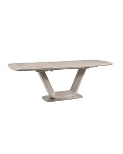 STÓŁ ARMANI CERAMIC SZARY EFEKT MARMURU / SZARY MAT 160(220)X90