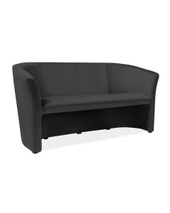 SOFA TM-3 VELVET CZARNY BLUVEL 19 / WENGE