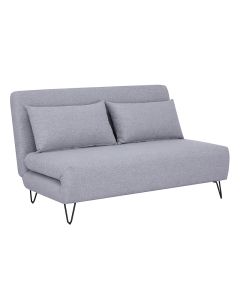 SOFA ZENIA SZARY TAP.137/CZARNY