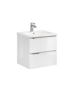 Szafka pod umywalkę 60 cm, podwieszana Capri White 820