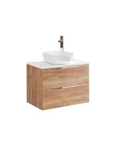 Szafka 80 cm pod umywalkę, podwieszana Capri Oak 821