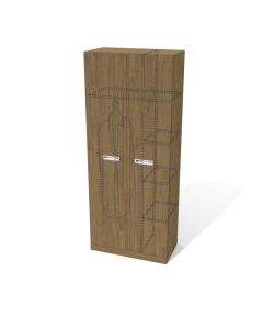 KINETIK regał gabinetowy KR1U 80x42x196 cm | kolory