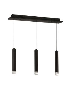 LAMPA WISZĄCA CARBON 3X5W LED