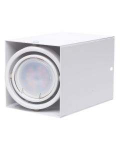 LAMPA SUFITOWA BLOCCO BIAŁA 1x7W GU10 LED 