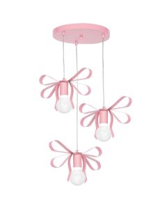 Lampa Wisząca EMMA PINK 3xE27