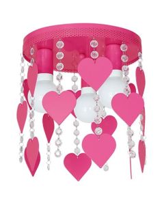 Lampa Sufitowa CORAZON PINK 3xE27