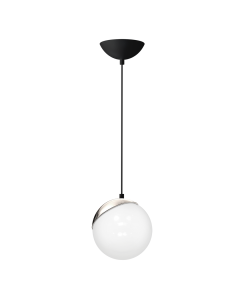 Lampa wisząca SFERA BLACK/CHROME 1xE27 60W