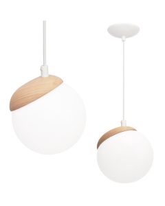 Lampa wisząca SFERA WOOD 1xE14