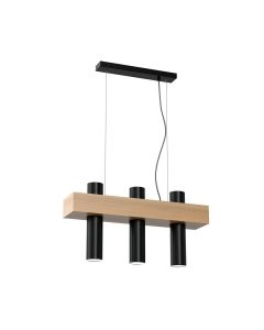 Lampa wiszaca WEST BLACK 3xGU10