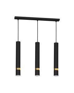 Lampa wisząca JOKER BLACK/GOLD 3xGU10