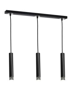 Lampa wisząca DANI BLACK/CHROME 3xGU10