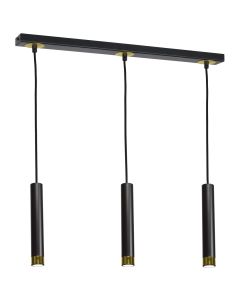 Lampa wisząca DANI BLACK/GOLD 3xGU10