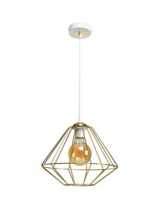 Lampa wisząca LUPO WHITE/GOLD 1xE27