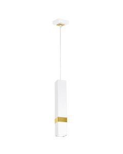 Lampa wisząca VIDAR WHITE/GOLD 1xGU10