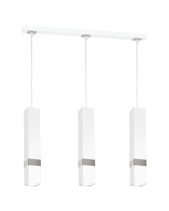 Lampa wisząca VIDAR WHITE/CHROME 3xGU10