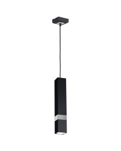 Lampa wisząca VIDAR BLACK/CHROME 1xGU10