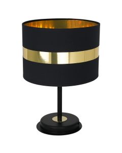 Lampa stołowa PALMIRA BLACK / GOLD 1xE27 60W 