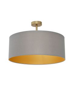 Lampa sufitowa BEN GREY/GOLD 3xE27