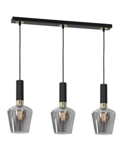 Lampa wisząca ROMA BLACK 3xE27