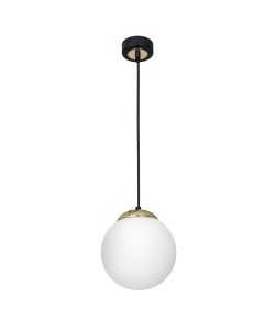 Lampa wisząca SPARTA BLACK / GOLD 1xE27