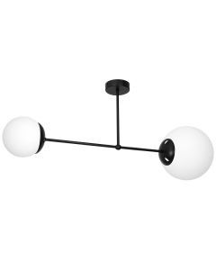 Lampa sufitowa LIMA BLACK 2xE14 