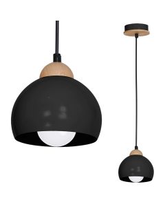 Lampa wisząca DAMA BLACK 1xE27