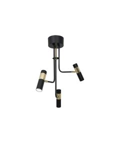 Lampa sufitowa DALLAS GOLD 3xGU10 