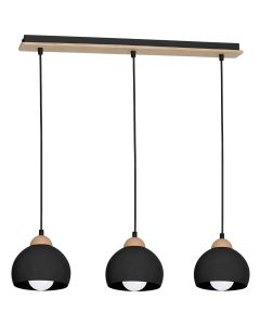 Lampa wisząca DAMA BLACK 3xE27