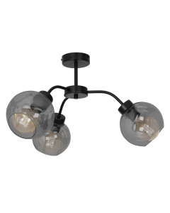  Lampa sufitowa SOFIA SMOKED LONG 3xE27 