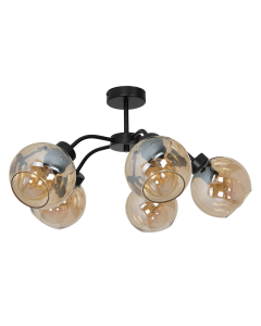 Lampa sufitowa SOFIA AMBER 5xE27