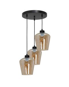 Lampa wisząca SANTIAGO AMBER 3xE27