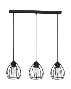 Lampa Wisząca DON BLACK 3xE27