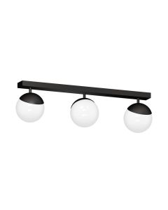  Lampa sufitowa SFERA BLACK LONG 3xE14 