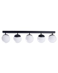  Lampa sufitowa SFERA BLACK 5xE14 