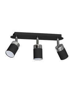 Lampa sufitowa JOKER BLACK 3xGU10