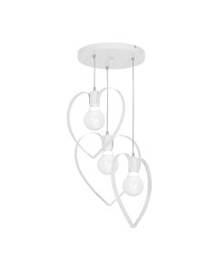  Lampa wisząca AMORE WHITE 3xE27 