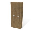 KINETIK regał gabinetowy KR1U 80x42x196 cm | kolory