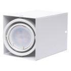 LAMPA SUFITOWA BLOCCO BIAŁA 1x7W GU10 LED 