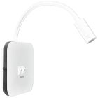 Lampka nocna BASE 8W+2W WHITE+BLACK