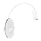 Lampka nocna BASE 8W+2W WHITE OVAL