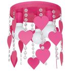 Lampa Sufitowa CORAZON PINK 3xE27