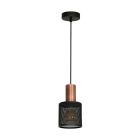 Lampa Wisząca ARES BLACK 1xE27