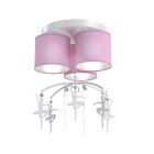 Lampa sufitowa BALETNICA PINK 3xE27