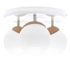  Lampa sufitowa SFERA WOOD SMALL 3xE14 