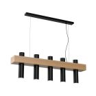 Lampa wisząca WEST BLACK 5xGU10