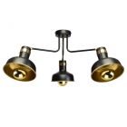 Lampa sufitowa MARGO 3xE27 BLACK/GOLD 3xE27 