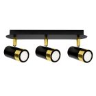 Lampa sufitowa DANI BLACK/GOLD 3xGU10