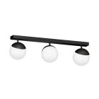  Lampa sufitowa SFERA BLACK LONG 3xE14 